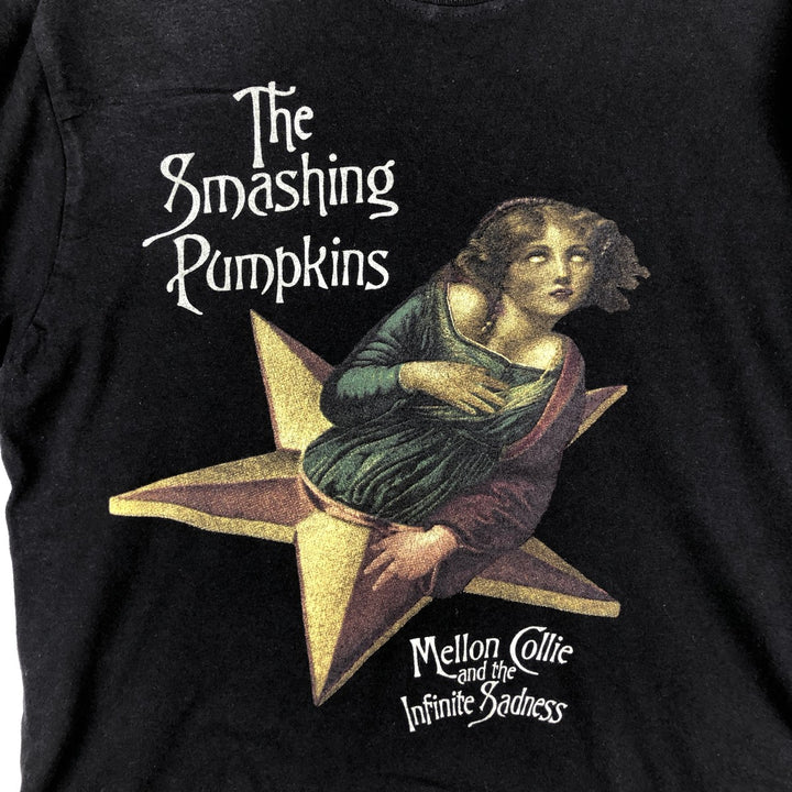 THE SMASHING PUMPKINS Smashing Pumpkins Band T-shirt Band T Men's M equivalent cotton black type Vintage Second Hand