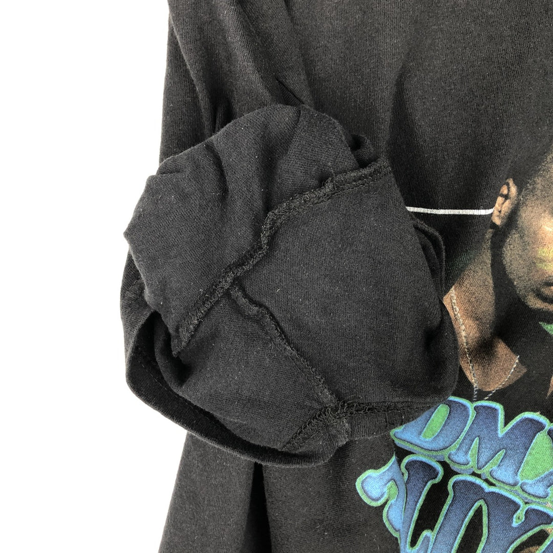 DXM AALIYAH Rap T-Shirt (Men's XL equivalent) unclear black type Vintage Second Hand