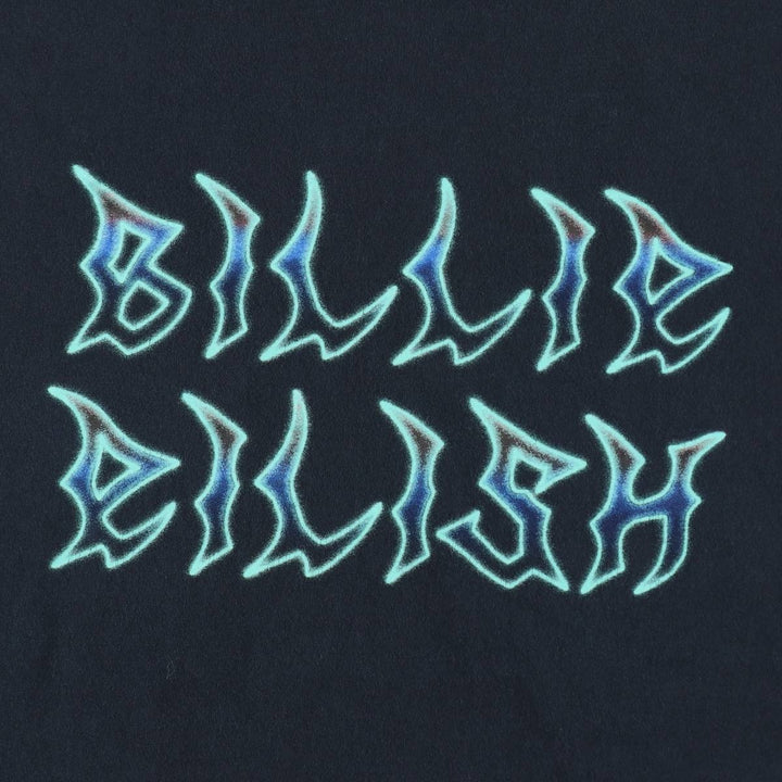 BILLIE EILISH Billie Eilish Band T-Shirt, Men's XL cotton navy blue type Vintage Second Hand