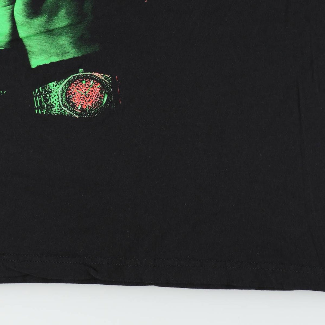 BILLIE EILISH Billie Eilish Band T-shirt Band T Men's L size cotton black type Vintage Second Hand