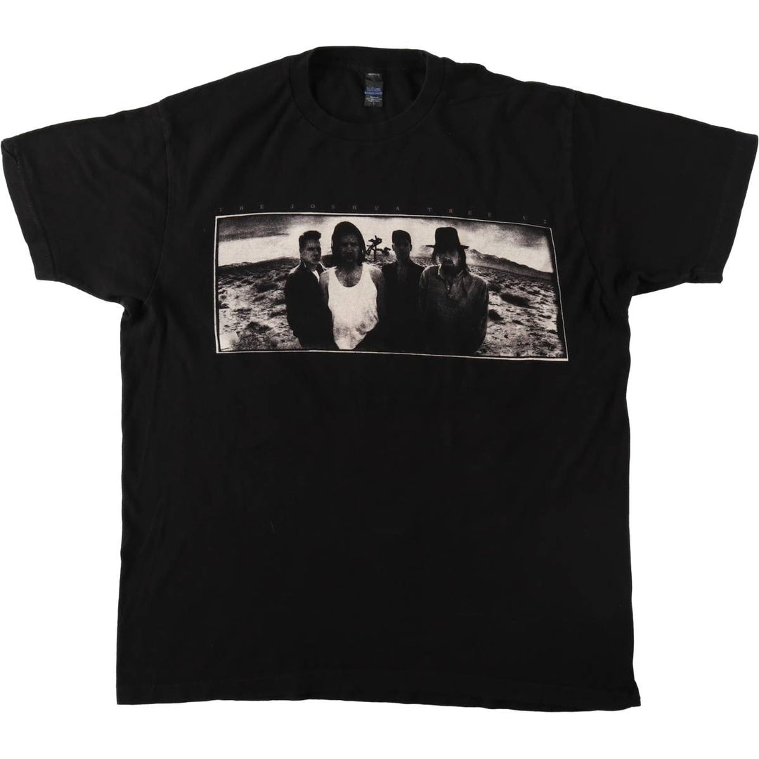 tultex The Joshua Tree Band T-shirt (Men's size L) cotton black type Vintage Second Hand