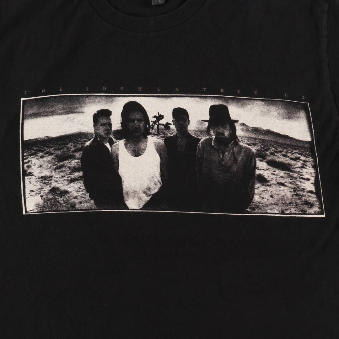 tultex The Joshua Tree Band T-shirt (Men's size L) cotton black type Vintage Second Hand