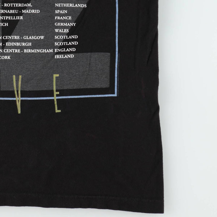 tultex The Joshua Tree Band T-shirt (Men's size L) cotton black type Vintage Second Hand