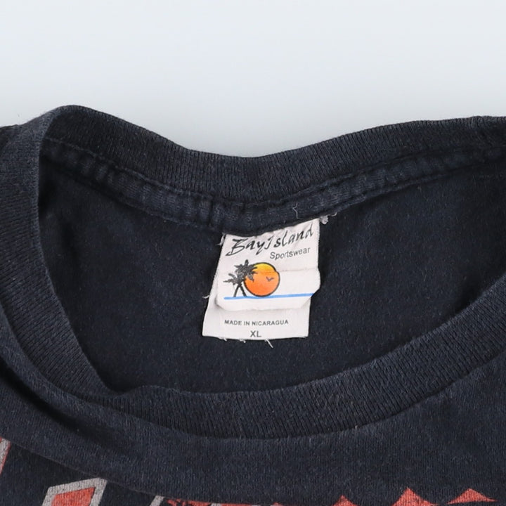 Bay Island SLAYER Band T-Shirt (Men's XL equivalent) cotton black type Vintage Second Hand