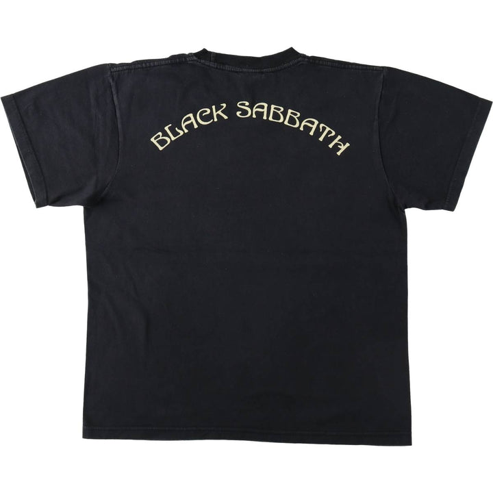 BLACK SABBATH Black Sabbath band T-shirt, band T, men's size M unclear black type Vintage Second Hand