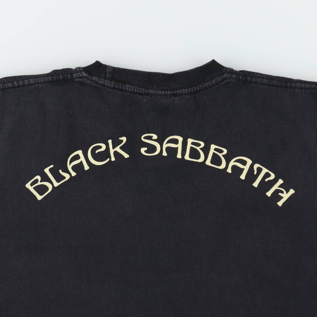 BLACK SABBATH Black Sabbath band T-shirt, band T, men's size M unclear black type Vintage Second Hand