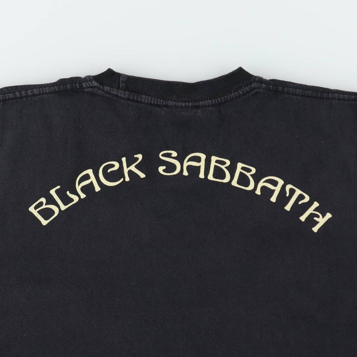 BLACK SABBATH Black Sabbath band T-shirt, band T, men's size M unclear black type Vintage Second Hand
