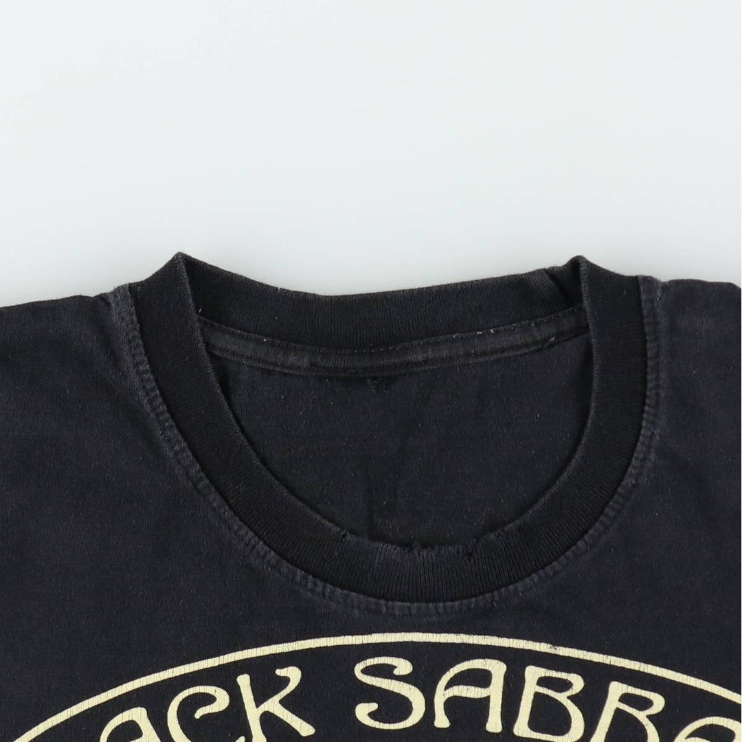 BLACK SABBATH Black Sabbath band T-shirt, band T, men's size M unclear black type Vintage Second Hand