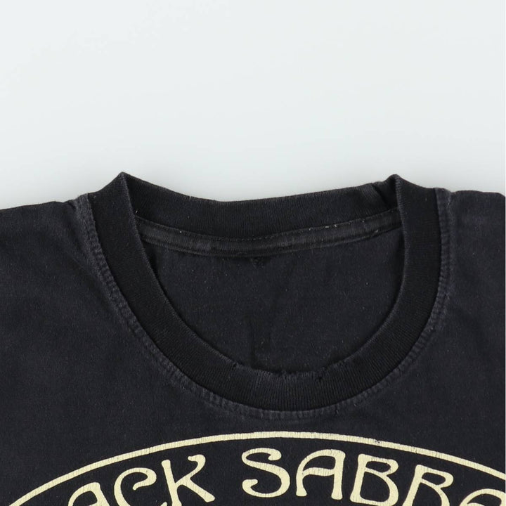 BLACK SABBATH Black Sabbath band T-shirt, band T, men's size M unclear black type Vintage Second Hand