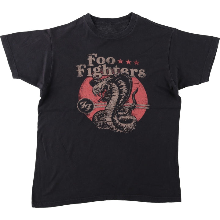 Foo Fighters Cobra Pattern Band T-Shirt (Men's Size S) unclear black type Vintage Second Hand