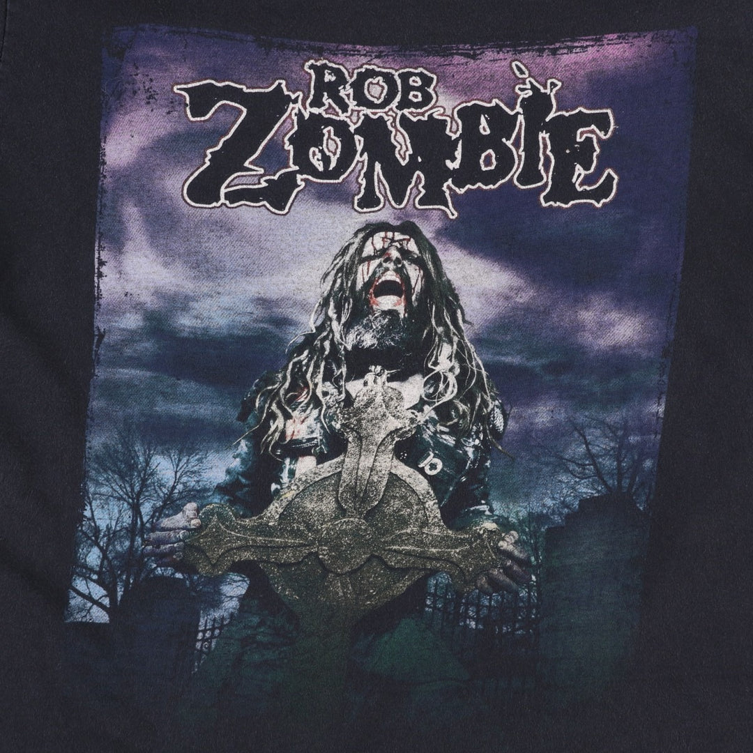 Rob Zombie band T-shirt, men's size M unclear black type Vintage Second Hand