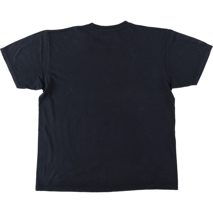THE BEATLES Band T-shirt, Men's L size cotton black type Vintage Second Hand