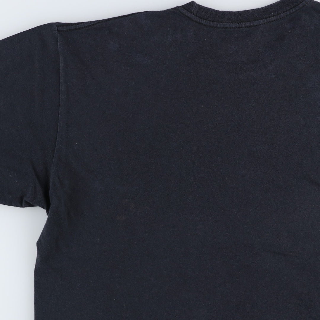 THE BEATLES Band T-shirt, Men's L size cotton black type Vintage Second Hand