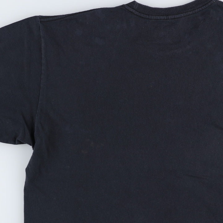 THE BEATLES Band T-shirt, Men's L size cotton black type Vintage Second Hand