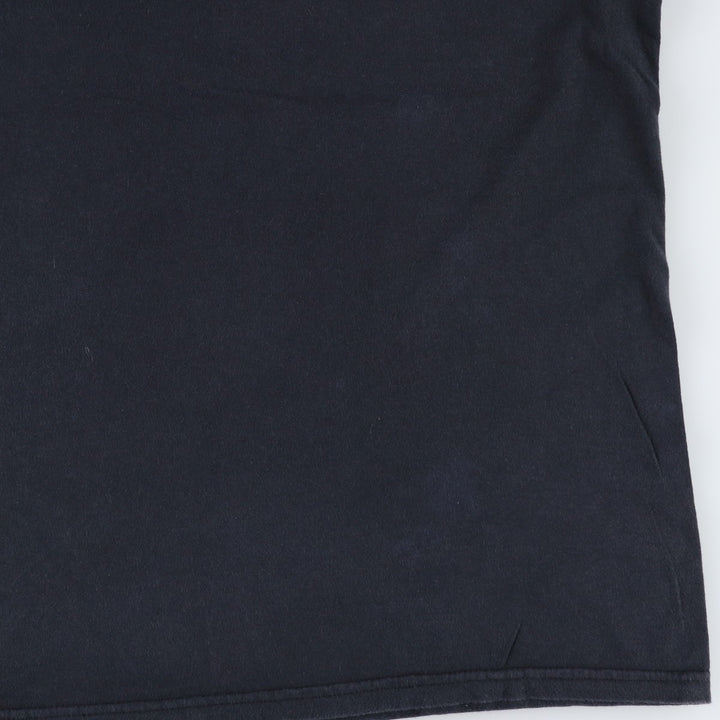 THE BEATLES Band T-shirt, Men's L size cotton black type Vintage Second Hand