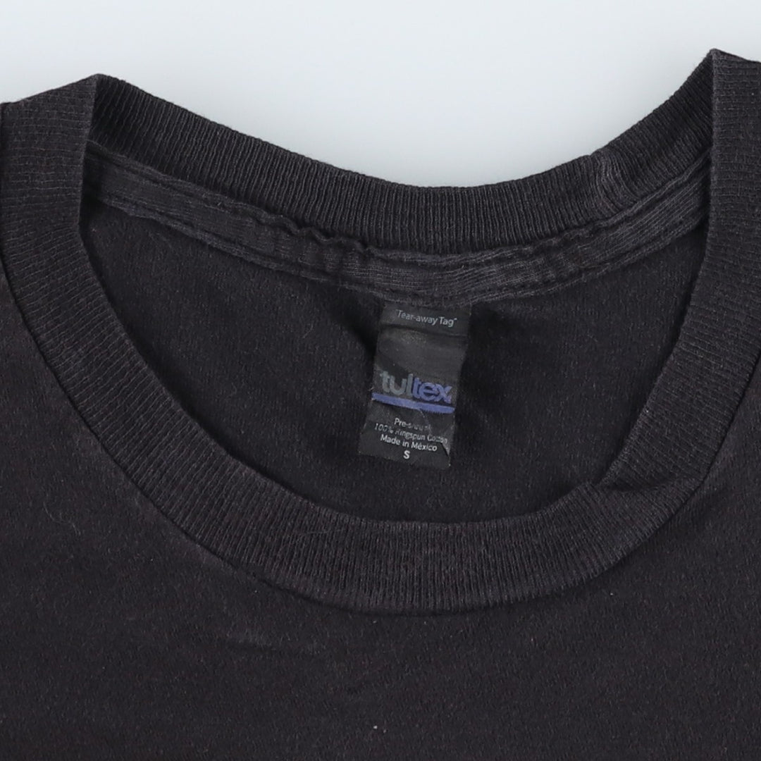 tultex NIRVANA band T-shirt, men's size S cotton black type Vintage Second Hand