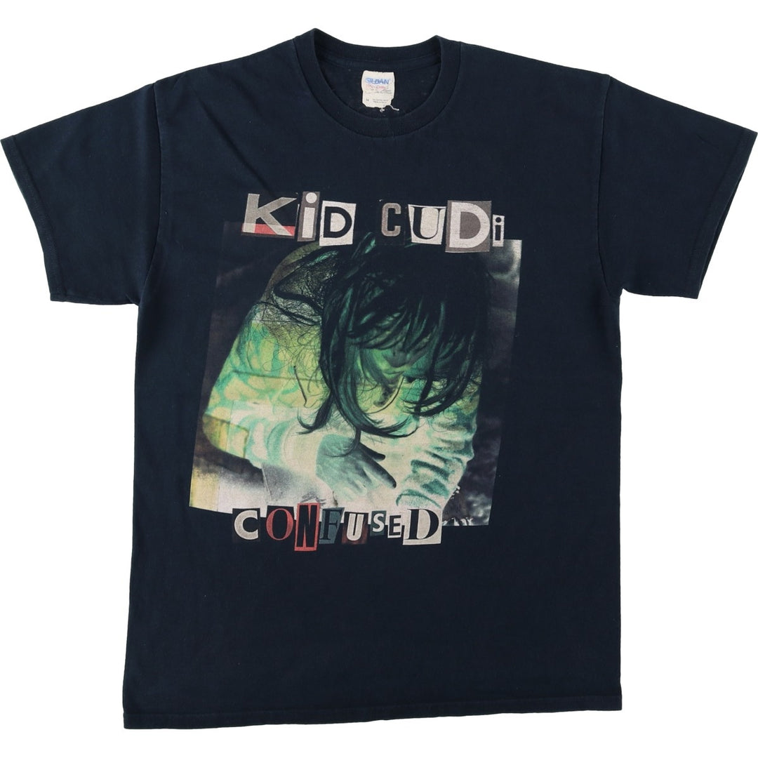 Gildan Kid Cudi Band T-shirt, Men's Size M (approx.) cotton black type Vintage Second Hand