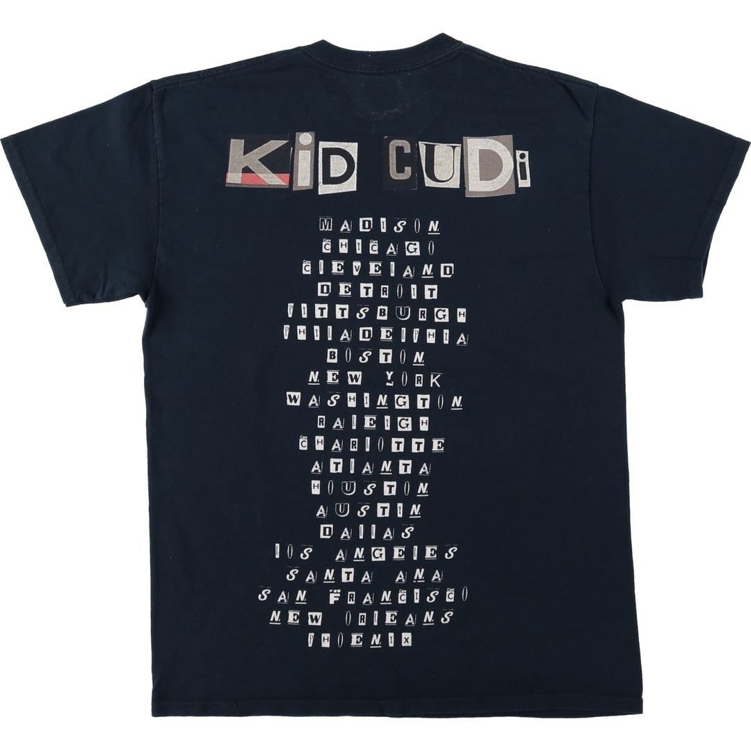 Gildan Kid Cudi Band T-shirt, Men's Size M (approx.) cotton black type Vintage Second Hand