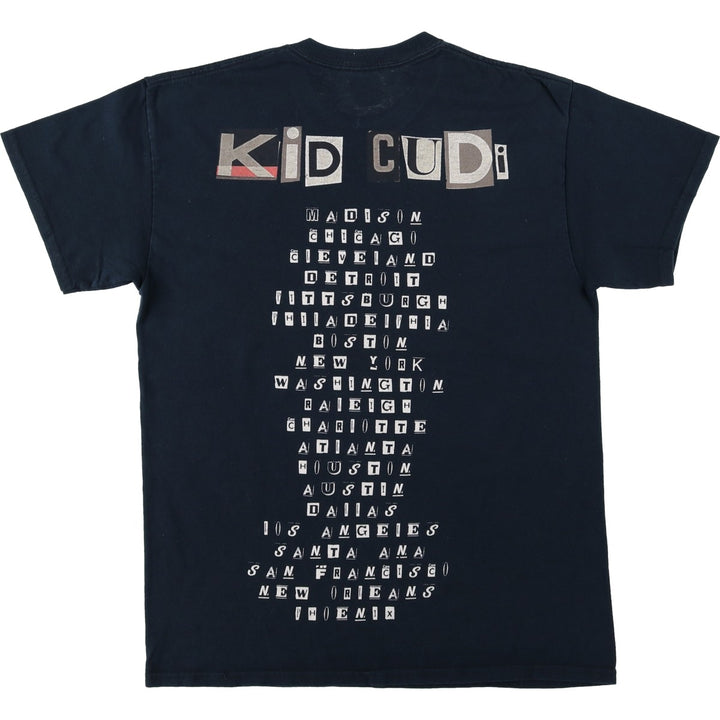 Gildan Kid Cudi Band T-shirt, Men's Size M (approx.) cotton black type Vintage Second Hand