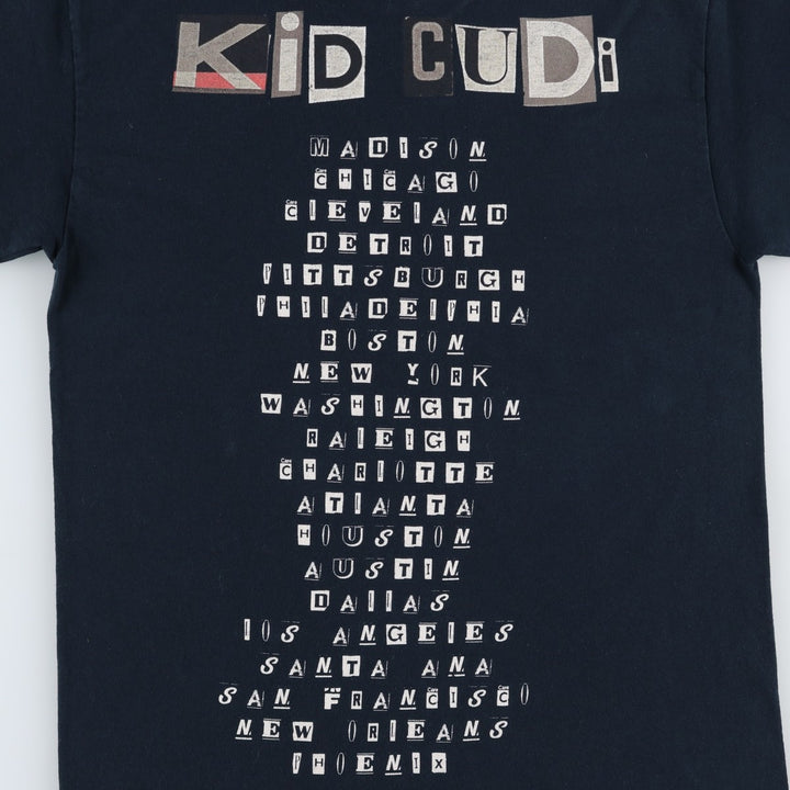 Gildan Kid Cudi Band T-shirt, Men's Size M (approx.) cotton black type Vintage Second Hand