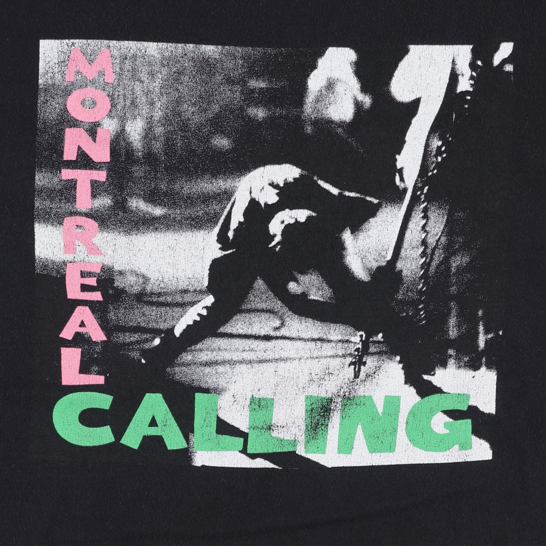 THE CLASH band t-shirt, men's size L (approx.) unclear black type Vintage Second Hand