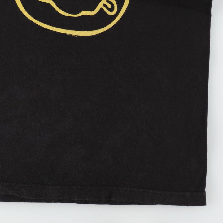 NIRVANA Nirvana Band T-shirt, Band T, Men's M size unclear black type Vintage Second Hand