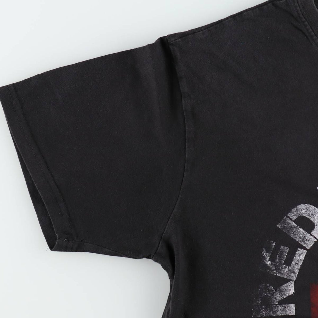 RED HOT CHILI PEPPERS Red Hot Chili Peppers Band T-shirt Band T Men's M size unclear black type Vintage Second Hand
