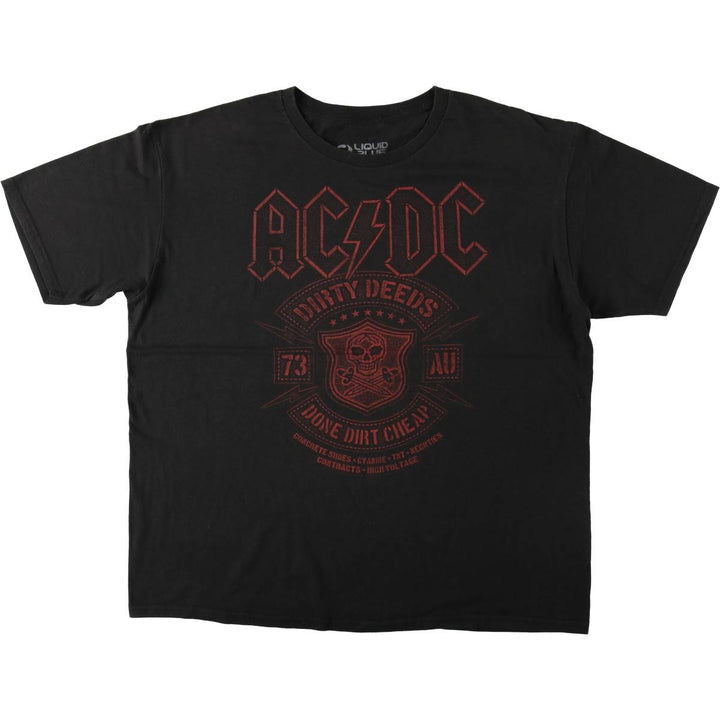 LIQUID BLUE AC cotton black type Vintage Second Hand