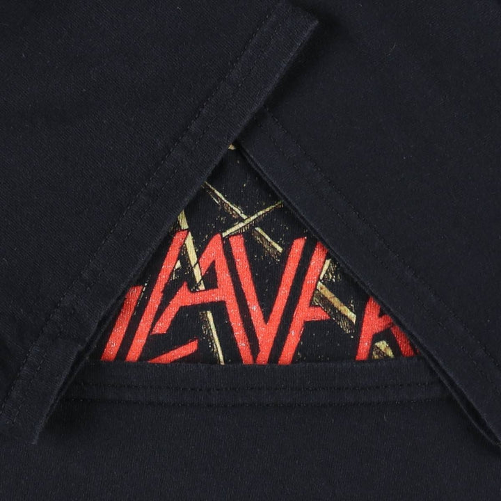 SLAYER Print Band T-Shirt (Men's Size M) unclear black type Vintage Second Hand
