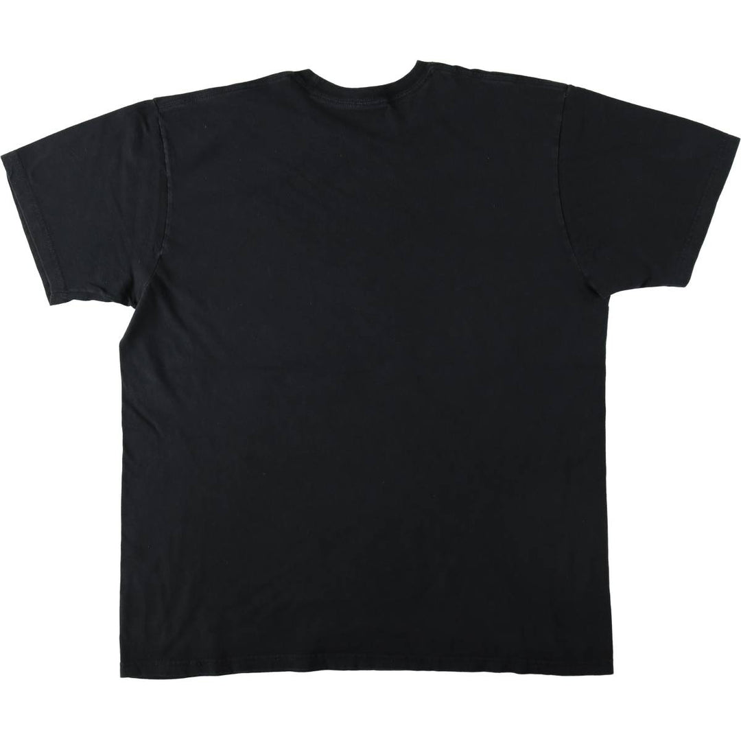 THE BEATLES Band T-shirt, Men's L size cotton black type Vintage Second Hand