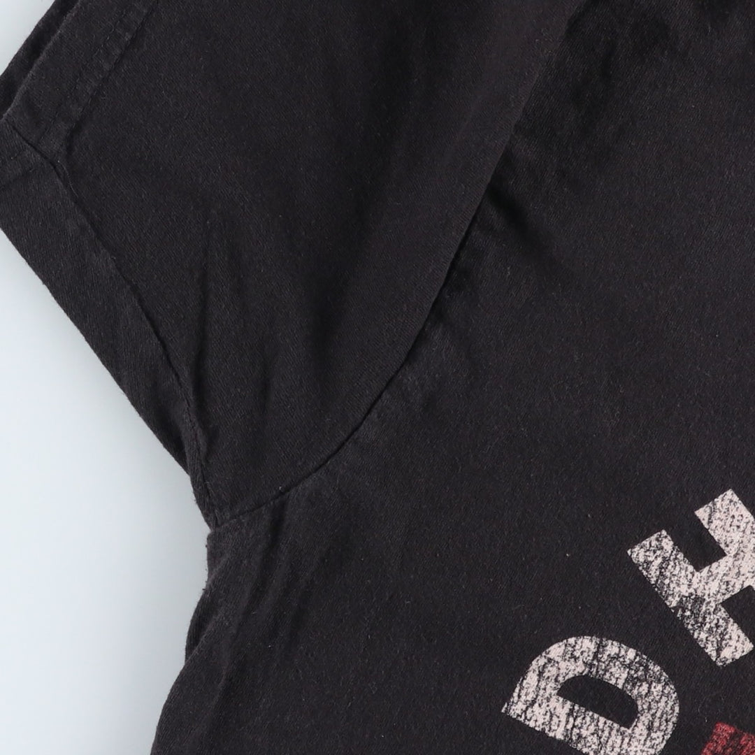 RED HOT CHILI PEPPERS Red Hot Chili Peppers Band T-shirt Band T Men's M size cotton black type Vintage Second Hand