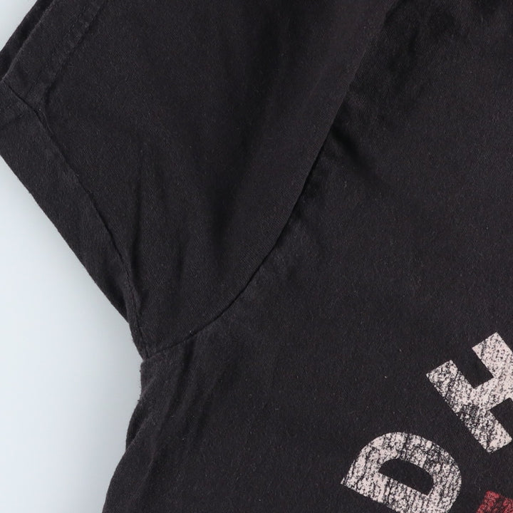 RED HOT CHILI PEPPERS Red Hot Chili Peppers Band T-shirt Band T Men's M size cotton black type Vintage Second Hand