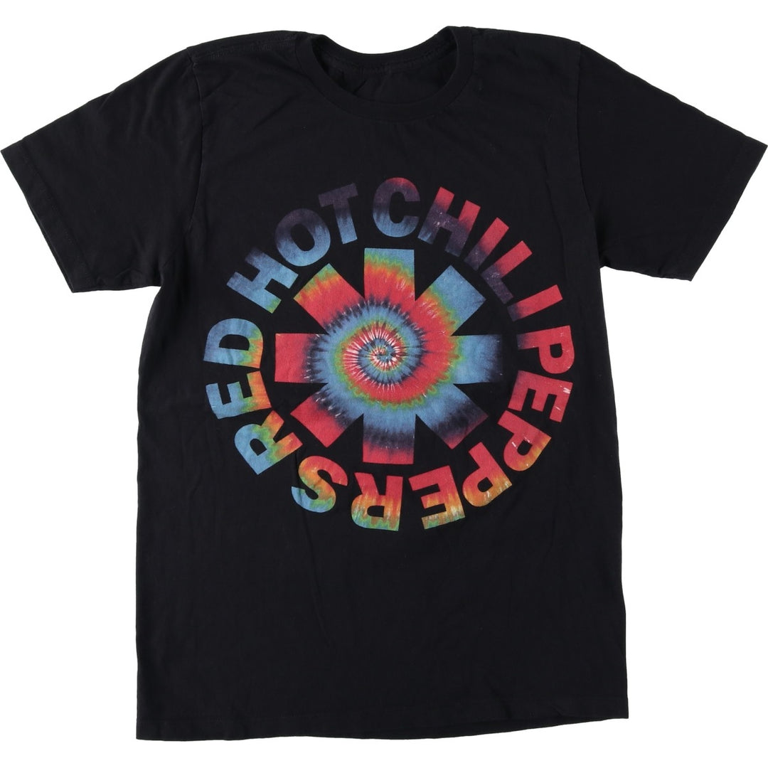 RED HOT CHILI PEPPERS Red Hot Chili Peppers Band T-shirt Band T Men's S equivalent unclear black type Vintage Second Hand