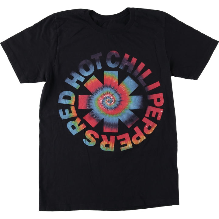 RED HOT CHILI PEPPERS Red Hot Chili Peppers Band T-shirt Band T Men's S equivalent unclear black type Vintage Second Hand