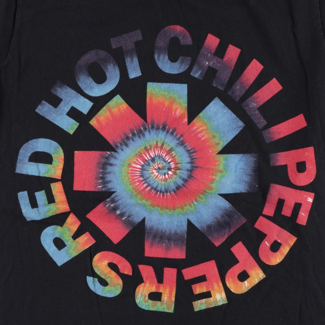 RED HOT CHILI PEPPERS Red Hot Chili Peppers Band T-shirt Band T Men's S equivalent unclear black type Vintage Second Hand
