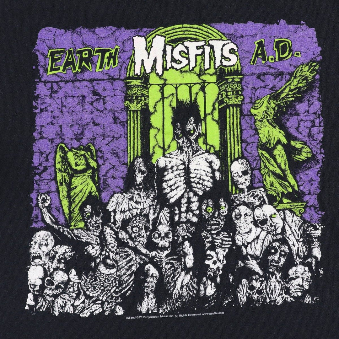 MISFITS Band T-shirt (Men's size S) unclear black type Vintage Second Hand