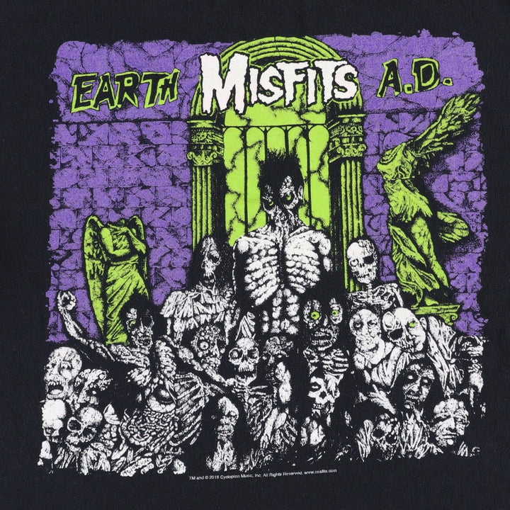 MISFITS Band T-shirt (Men's size S) unclear black type Vintage Second Hand