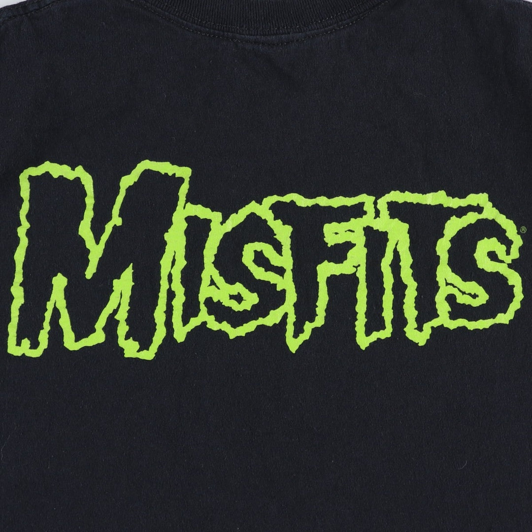 MISFITS Band T-shirt (Men's size S) unclear black type Vintage Second Hand