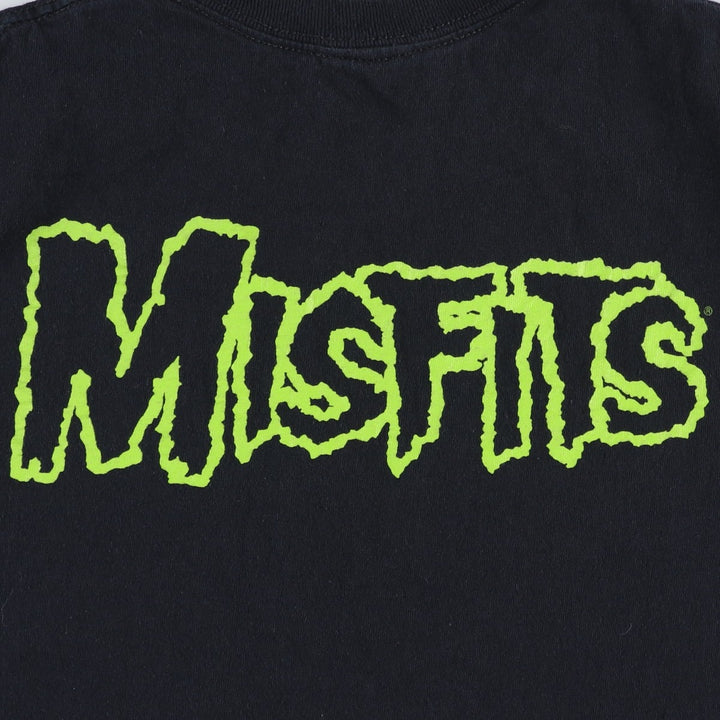 MISFITS Band T-shirt (Men's size S) unclear black type Vintage Second Hand