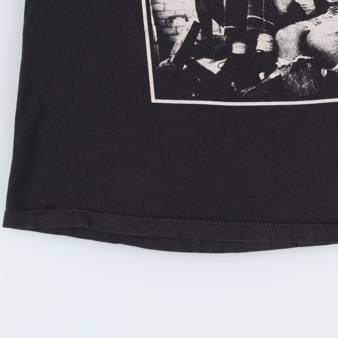 NIRVANA Nirvana Band T-shirt, Band T, Men's L size unclear black type Vintage Second Hand