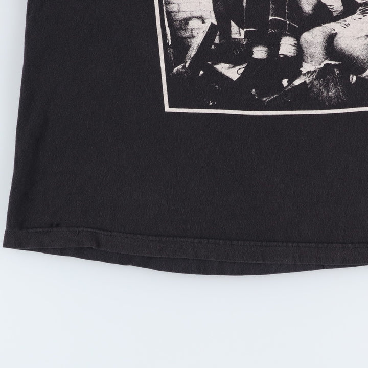 NIRVANA Nirvana Band T-shirt, Band T, Men's L size unclear black type Vintage Second Hand