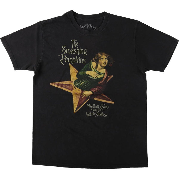 THE SMASHING PUMPKINS Smashing Pumpkins Band T-shirt Band T Men's L size cotton black type Vintage Second Hand