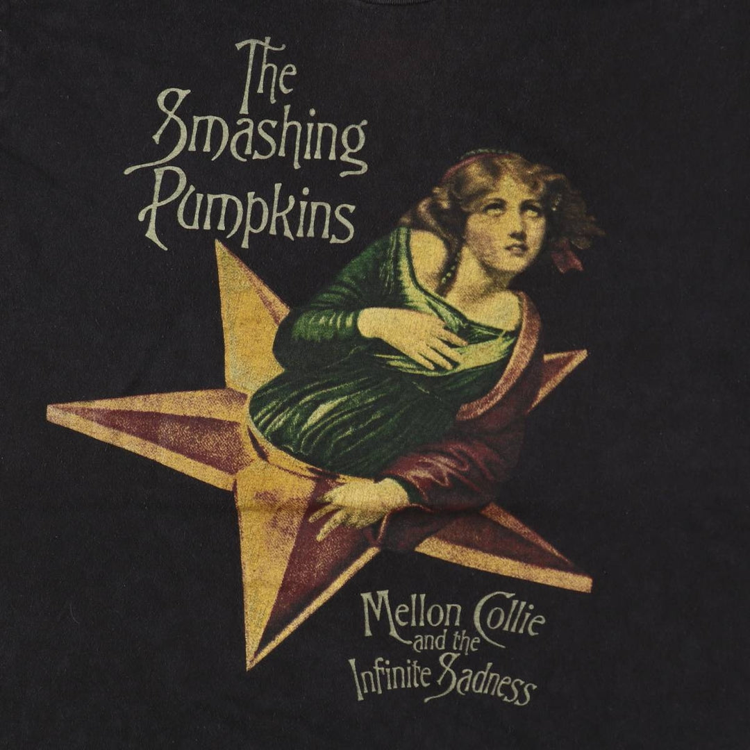THE SMASHING PUMPKINS Smashing Pumpkins Band T-shirt Band T Men's L size cotton black type Vintage Second Hand