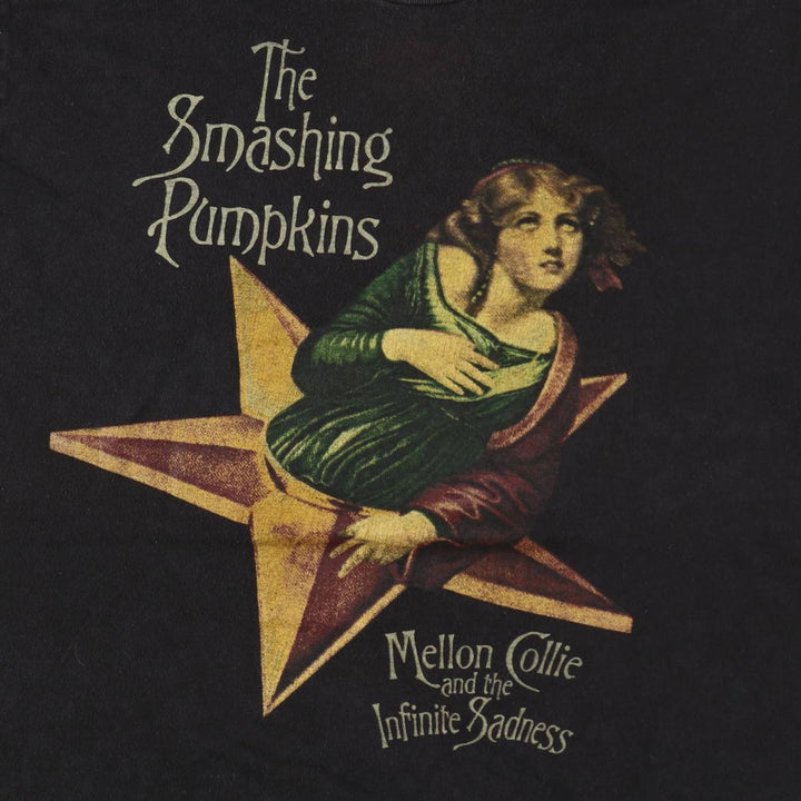 THE SMASHING PUMPKINS Smashing Pumpkins Band T-shirt Band T Men's L size cotton black type Vintage Second Hand