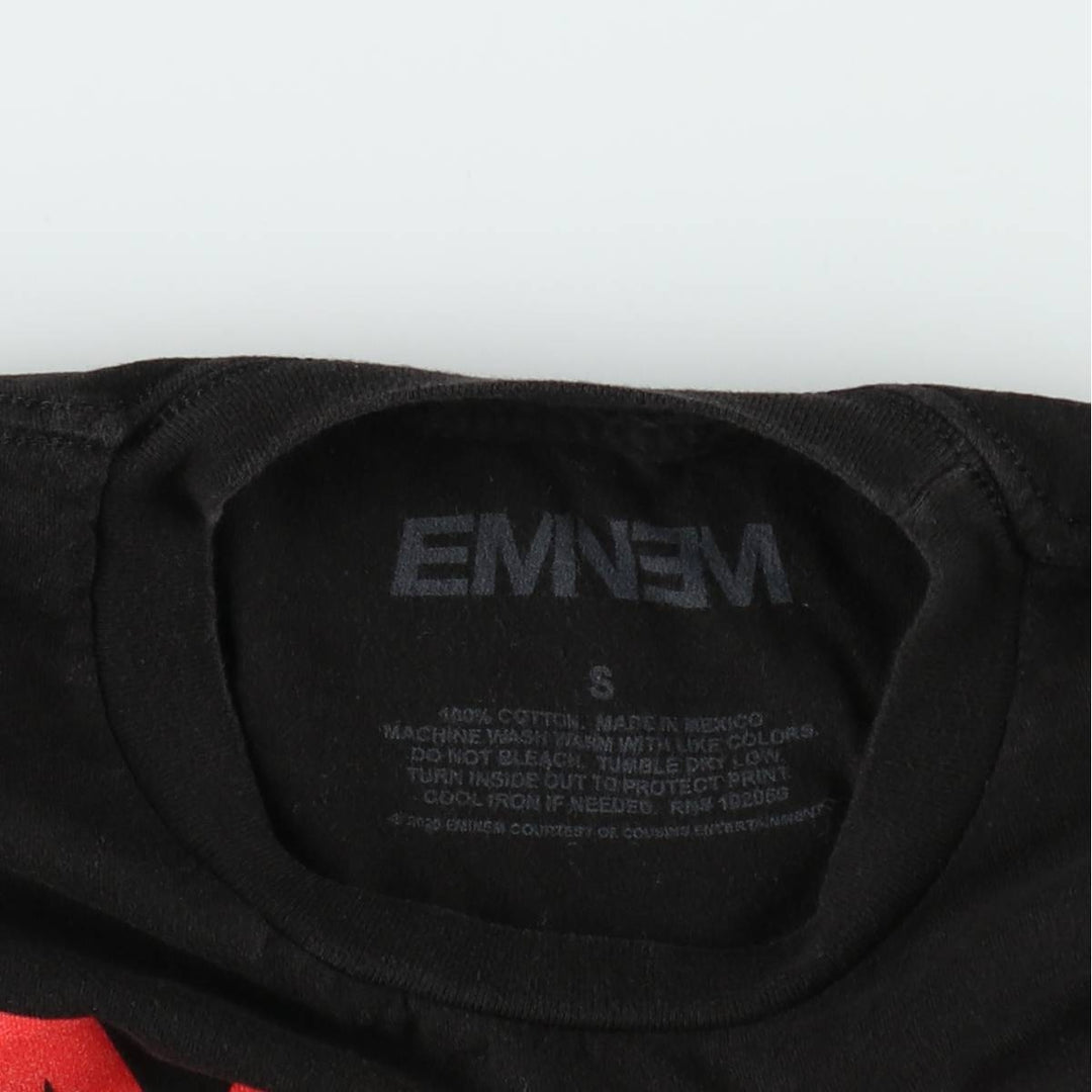 EMINEM Rap T-Shirt, Men's Size S (approx.), Hip Hop, R&B cotton black type Vintage Second Hand