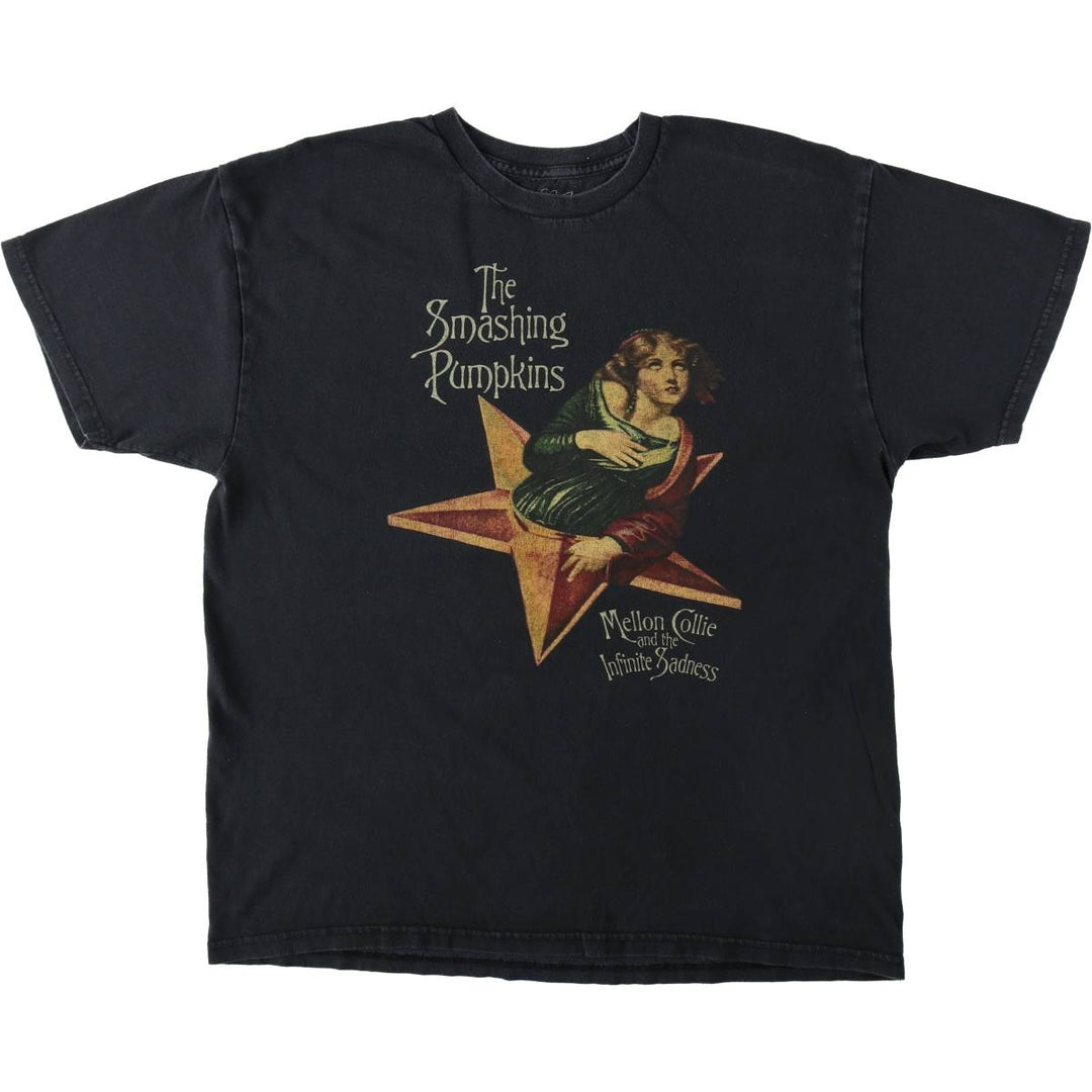 THE SMASHING PUMPKINS Smashing Pumpkins Band T-shirt Band T Men's XL equivalent cotton black type Vintage Second Hand