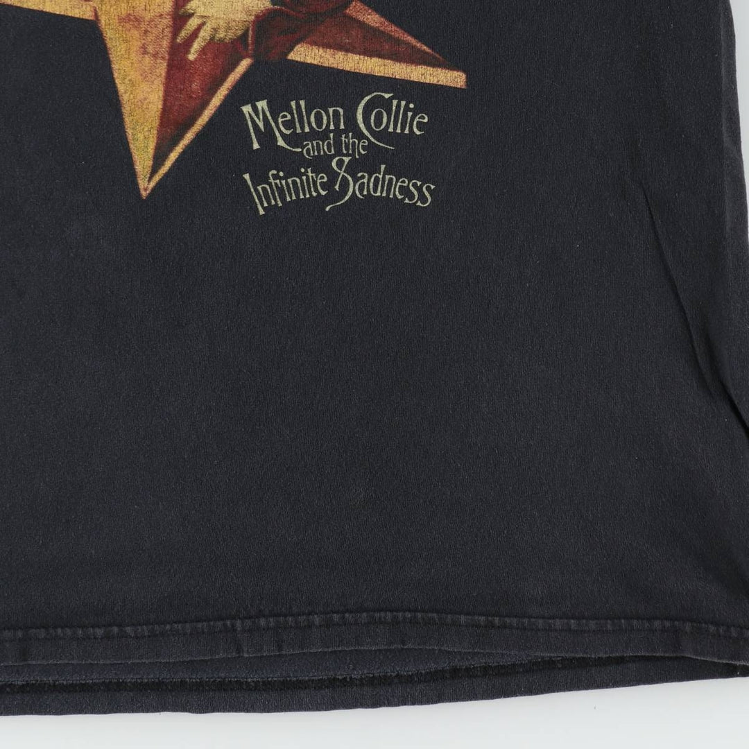 THE SMASHING PUMPKINS Smashing Pumpkins Band T-shirt Band T Men's XL equivalent cotton black type Vintage Second Hand
