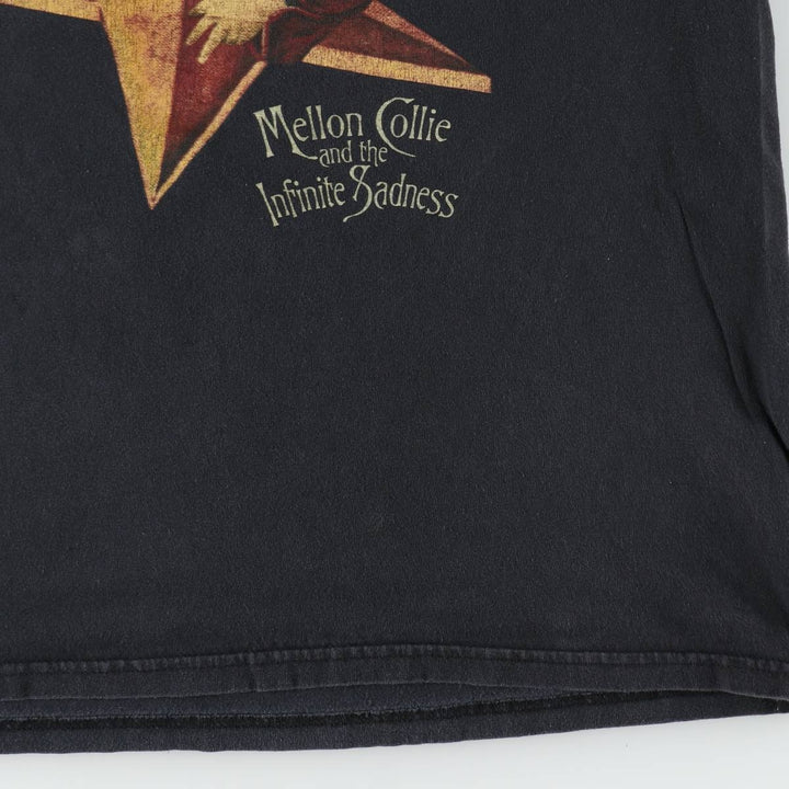 THE SMASHING PUMPKINS Smashing Pumpkins Band T-shirt Band T Men's XL equivalent cotton black type Vintage Second Hand