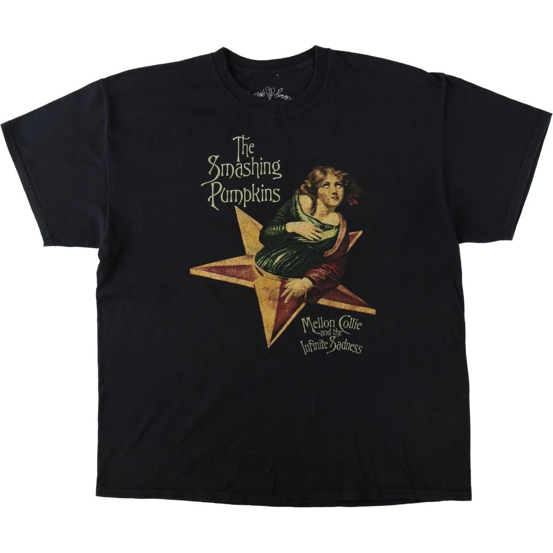 THE SMASHING PUMPKINS Smashing Pumpkins Band T-shirt Band T Men's XL equivalent cotton black type Vintage Second Hand