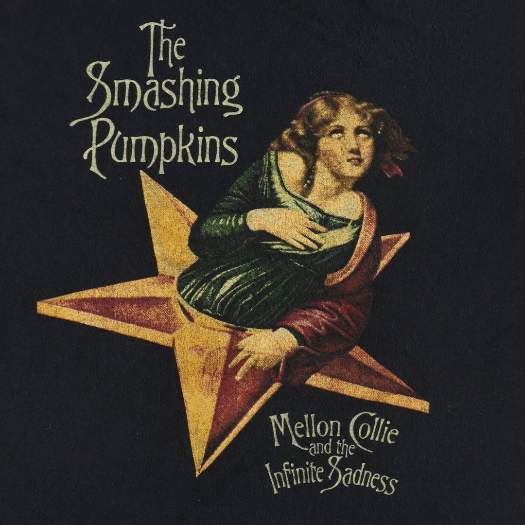 THE SMASHING PUMPKINS Smashing Pumpkins Band T-shirt Band T Men's XL equivalent cotton black type Vintage Second Hand